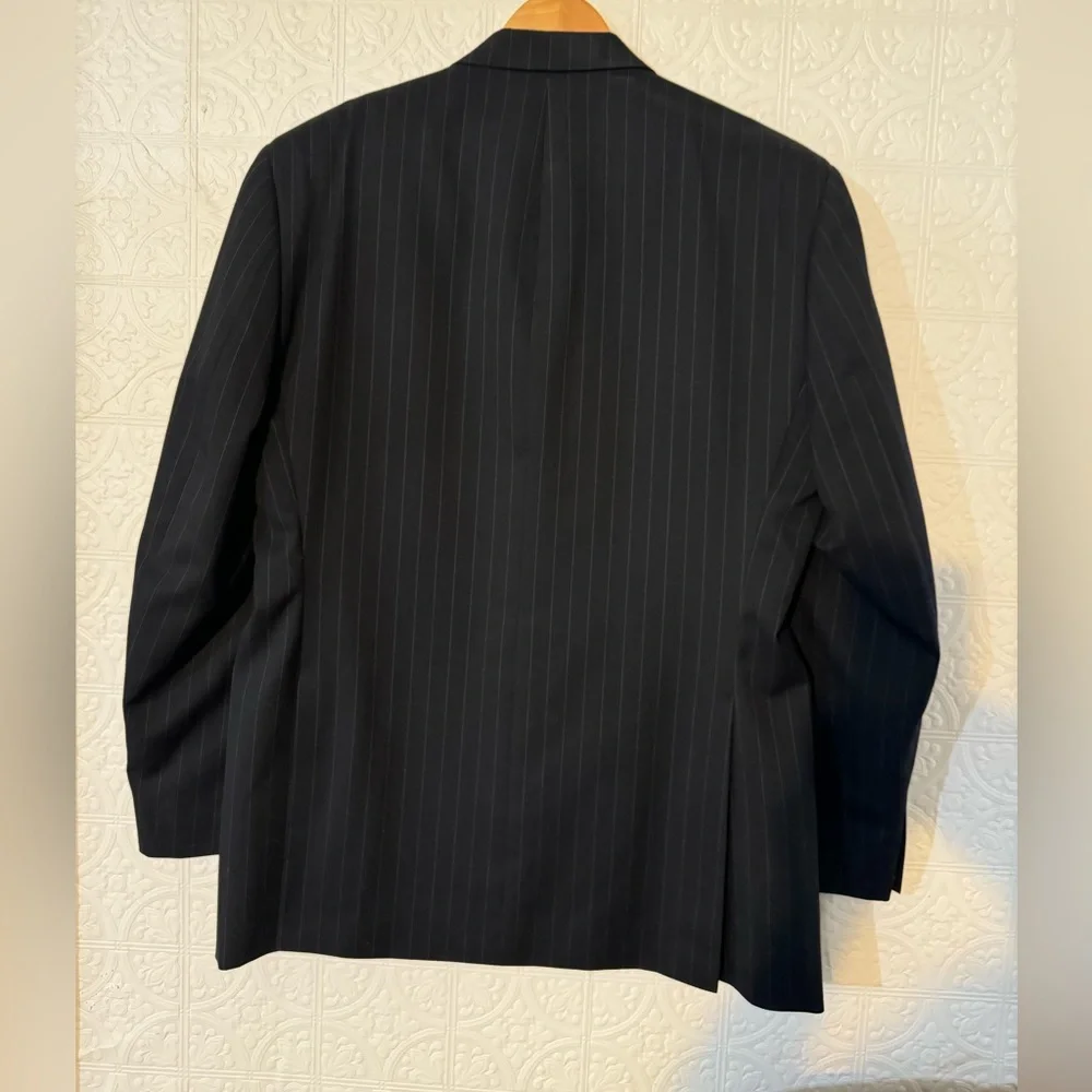 Chaps | 3 button striped sport suit jacket  | 40R - Picture 2 of 3
